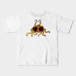 Flying Spaghetti Monster (Pastafarianism) Kids T-Shirt
